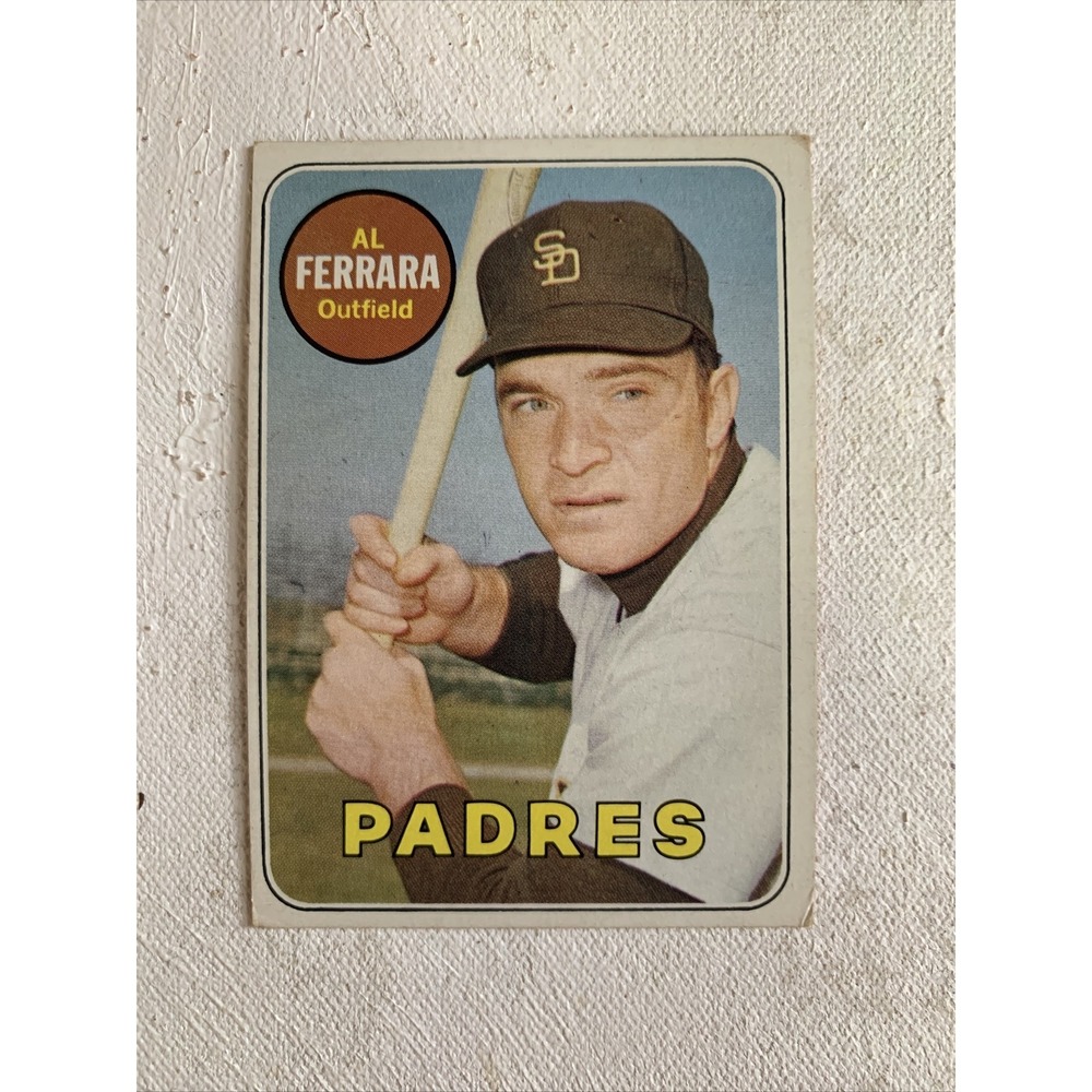 1969 Topps #452 Al Ferrara San Diego Padres VG
